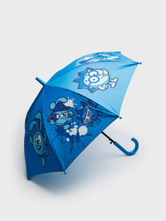 Зонт-трость для мальчиков PlayToday Baby, 32433800, 67 см, купол 76 см, синий