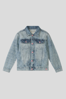 Куртка джинсовая детская Guess J4RL03 D45E0, синий, 140