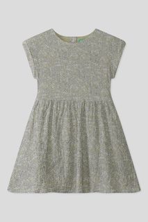 Платье детское Benetton 4RFGCV02A, серый, 140