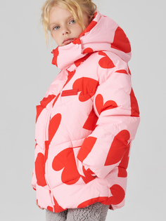 Куртка детская Happy Baby 89111-1, pink hearts, 104
