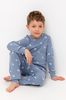 Пижама детская CROCKID К 1044 голубой, 92