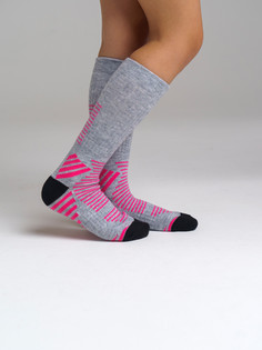 Носки детские PlayToday 32222144, серый, розовый, черный, 24