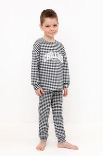 Пижама детская CROCKID М 2836-3, светло-серый, 92