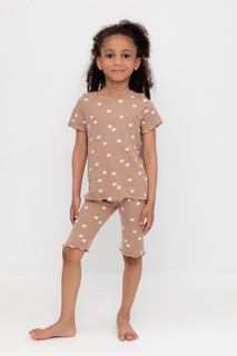 Пижама детская CROCKID М 3488-1, бежевый, 128