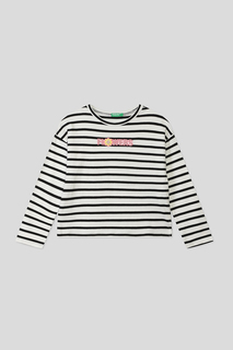 Лонгслив детский Benetton 3FLQC10I1, синий, 146