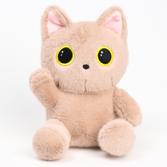Мягкая игрушка Кот, 20 см, цвет бежевый No Brand