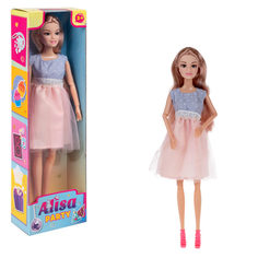 Кукла Alisa Party в розовом, с гнущимися руками и ногами 1toy