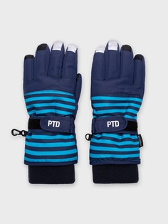 Перчатки детские PlayToday 32411105, тёмно-синий, синий, 16