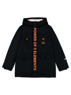 Куртка детская PlayToday 12411106, черный, 128