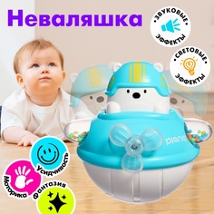 Неваляшка Мишка-лётчик No Brand