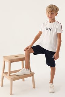 Костюм повседневный U.S Polo Assn. G083SZ0HF0US1705, белый, темно-синий, 152