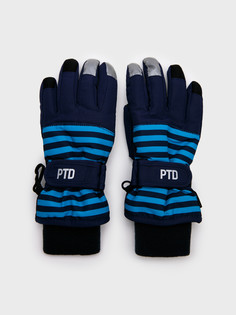 Перчатки детские PlayToday 32412219, тёмно-синий, синий, 14