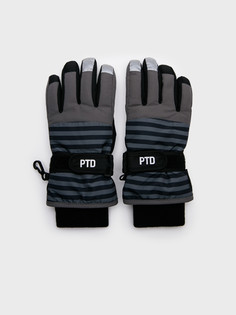 Перчатки детские PlayToday 32411104, черный, серый, 18