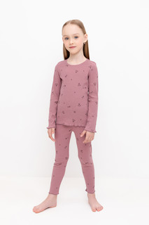 Пижама детская CROCKID М 3488-2, розовый, 116