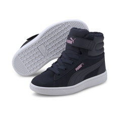 Кроссовки для девочек PUMA Vikky v2 Mid Fur V PS 370623 синий 28 EU
