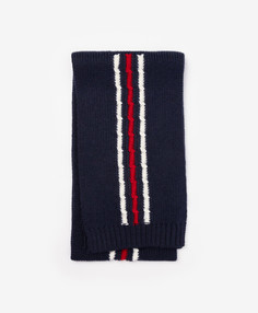 Шарф вязаный тёмно-синий для девочки Gulliver, One size, 22403GMC7502