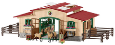 Игровой набор Schleich Конюшня с лошадьми и аксессуарами