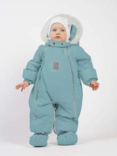 Комбинезон-конверт Malek-Baby 163ШМ/2, Морская волна, 80