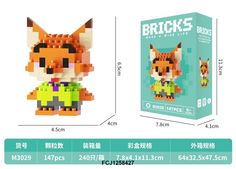 Конструктор Bricks Лиса M3029 147 деталей