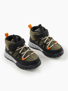 Ботинки детские Happy Baby 86583, зеленый, 30