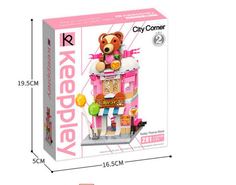 Конструктор Qman City Corner 0109 Домик Магазин мишек Тедди 281 дет