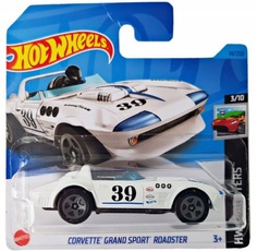 Машинка базовой коллекции Hot Wheels CORVETTE GRAND SPORT ROADSTER белая 5785 HKK09