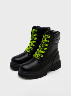 Ботинки PlayToday 32421922, черный, зеленый, 36