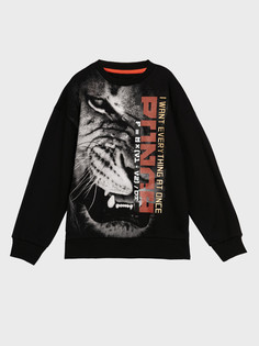 Свитшот детский PlayToday 32411084, черный, 134