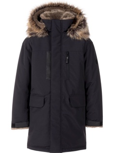 Парка детская Kerry NORDIC, черный, 158, 1шт