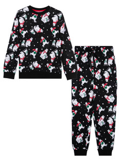 Пижама трикотажная для мальчиков PlayToday, тёмно-синий, 128