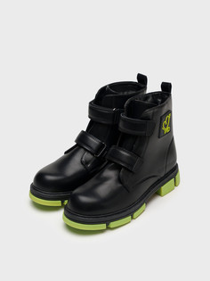 Ботинки PlayToday 32421933, черный, зеленый, 35