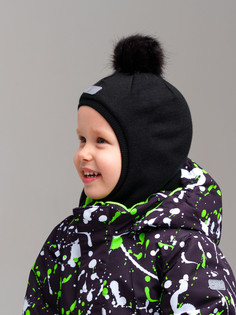 Шапка детская PlayToday 32413022, черный, 48