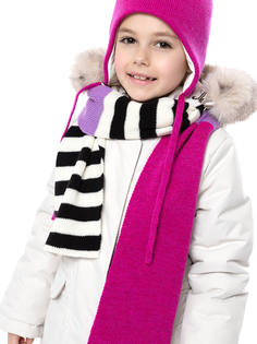 Шарф детский NIKASTYLE 17з15724, розовый; черный, onesize