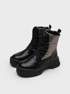 Ботинки PlayToday 32421911, серебряный, черный, 35