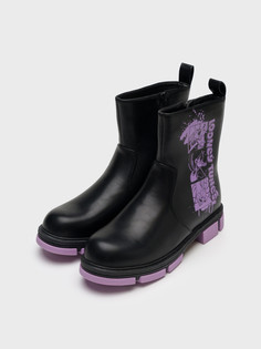 Ботинки PlayToday 32441901, черный, фиолетовый, 33