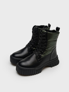 Ботинки PlayToday 32421912, хаки, черный, 36