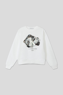 Толстовка детская Calvin Klein Jeans IG0IG02306, белый, 164
