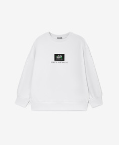Свитшот оверсайз белый для девочки Gulliver, 158, 22409GJC1606