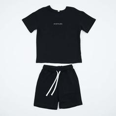 Костюм повседневный Котофей 07764060, черный, 104