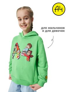 Худи детское А4 TM-A4-TEAM-H-GRN зеленый, 122