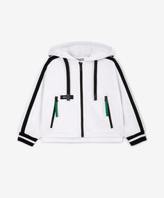 Толстовка детская Gulliver 12403GMC1604, белый, 128