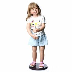 Кукла Реборн ростовая 98см в пакете (FA-255) Npk Toys