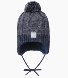 Шапка-бини детская Reima Beanie 5300035A-6981, синий, 46