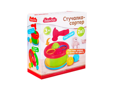 Десятое королевство Игрушка Стучалка-сортер 2 в 1 Baby toys 70006ДК Тридевятое царство