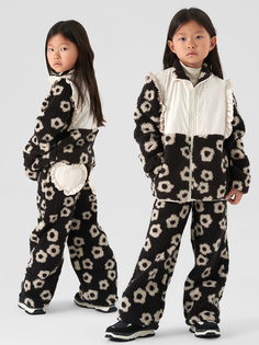 Комплект верхней одежды Happy Baby 89089, black flower, 104
