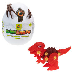 Конструктор 1TOY Динопарк Гигантское яйцо с динозавром велоцираптор