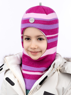 Балаклава детская NIKASTYLE 10з15224, ягода фиалка, 48-52