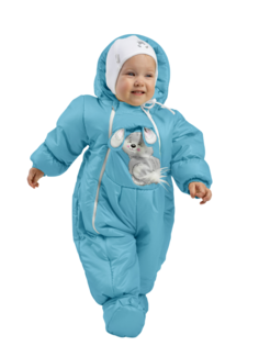Комбинезон детский Malek-Baby 147шм, голубой, 68