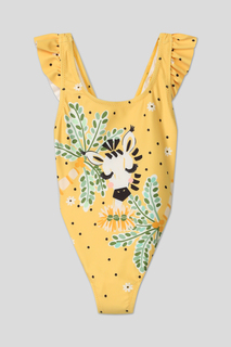 Купальник слитный детский Mayoral 3715, желтый, 104