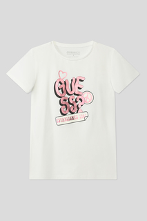 Футболка детская Guess J3YI14 K6YW4, белый, 140